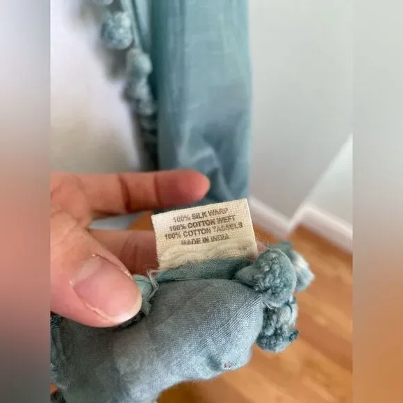 Seafoam Green Scarf - Picture 5 of 5